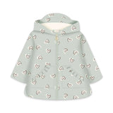 Mayoral Baby Girl Hearts Print Rain Coat ~ Anise