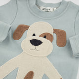 Oh Baby! Large Puppy 2pc Set ~ Sea/Natural