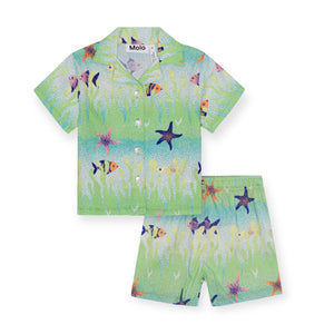 Molo Baby Eyou Shirt & Solar Shorts Set ~ Under The Sea