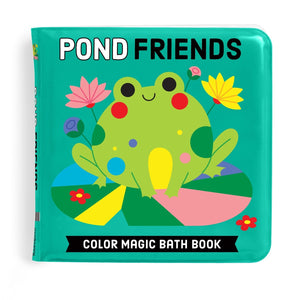 Mudpuppy Pond Friends Color Magic Bath Book