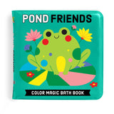 Mudpuppy Pond Friends Color Magic Bath Book