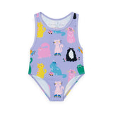 Stella McCartney Baby Cats Swimsuit ~ Purple