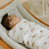 Little Unicorn Organic Cotton Muslin Swaddle ~ Animal Crackers
