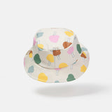 7am Rainwear Printed Bucket Hat ~ Trees Beige