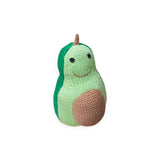 Estella Knit Baby Rattle ~ Avocado