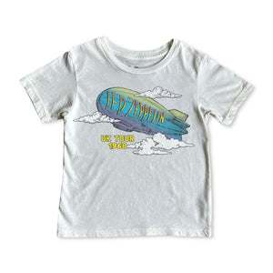 Rowdy Sprout Baby Led Zeppelin 1968 s/s Tee ~ Vintage White