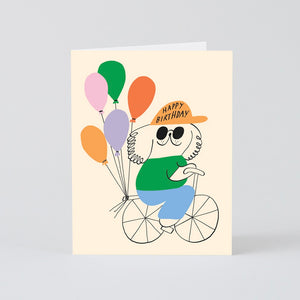 Wrap Happy Birthday Cool Dude Card