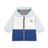 Petit Bateau Baby Color Block Hooded Jacket ~ Multi