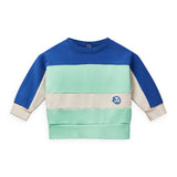 Wynken Baby Colorblock Sweatshirt & Joggers Set ~ Green/Blue