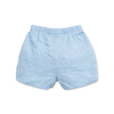 Play Up Baby Hermit Crab T-Shirt & Jersey Shorts Set ~ White/Light Blue