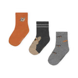 Mayoral Baby Boy Socks 3 Pack ~ Pumpkin