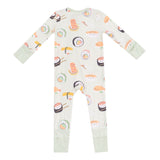 Angel Dear 2 Way Zipper Convertible Romper ~ Sushi Green