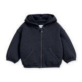 Play Up Baby Fleece Zip Hoodie, Checkerboard l/s Tee & Sweatpants Set ~ Graphite