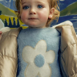 Mayoral Baby Girl Flower Fuzzy Knit Sweater ~ Hummingbird