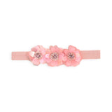 Bari Lynn Crystallized Sequin Flowers Baby Headband