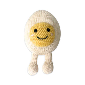 Estella Knit Baby Rattle ~ Egg