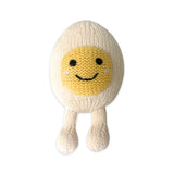 Estella Knit Baby Rattle ~ Egg
