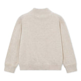 Mayoral Boys Knit Zip Cardigan ~ Oat