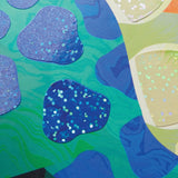 Mudpuppy Dinosaur Land Sticker Sparkle Poster Activity Kit