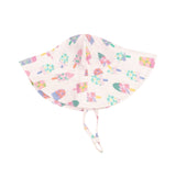 Angel Dear Wide Brim Muslin Sunhat ~ Floral Popsicles