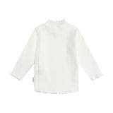 Huxbaby Daisy Scalloped Knit Cardi, Ribbed l/s Top & Leggings Set ~ Seaside/Almond Milk