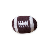 Estella Knit Baby Rattle ~ Football