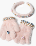 Super Smalls Cotton Candy Jeweled Gloves