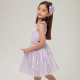 Petite Hailey Lily Shell Tutu Dress ~ Purple