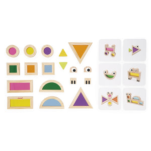 Janod Translucent Sensory Stacking Blocks