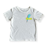 Rowdy Sprout Baby Bowie Checker s/s Tee ~ Vintage White