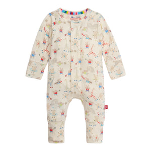 Magnetic Me Modal Convertible Romper ~ Furry Field Day