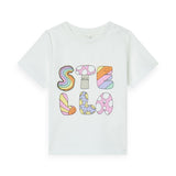 Stella McCartney Baby Fairy Stella Logo T-Shirt & Fairyland Leggings Set ~ White/Pink