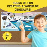 Mudpuppy Arctic Life Sticker Play Reusable Sticker Activity Set