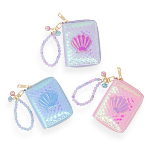 Tiny Treats Shiny Seashell Mermaid Wallet