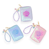 Tiny Treats Shiny Seashell Mermaid Wallet