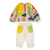 Bobo Choses Baby Sweatshirt & Woven Pants Set ~ Carnival