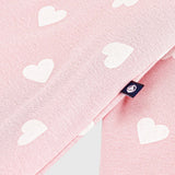 Petit Bateau Padded Heart Print Romper ~ Pink/White