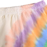 Molo Marika Sweatshirt & Akima Shorts Set ~ Vibrant Tie Dye