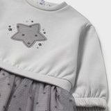 Mayoral Baby Girl Voile Dress ~ Pearl
