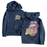 Rowdy Sprout Rolling Stones Tongue Hoodie ~ Washed Black