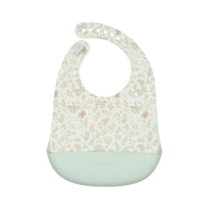 Loulou Lollipop Silicone Bib ~ Hedgehog Forest