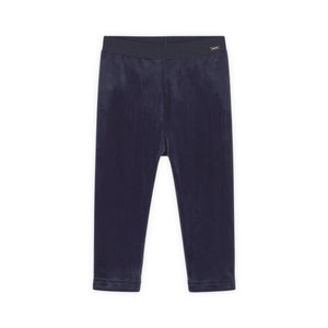 Mayoral Baby Girl Basic Velvet Leggings ~ Navy