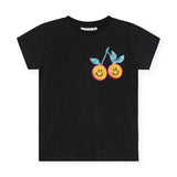 Molo Ranva s/s Tee ~ Black/Smiley Cherries