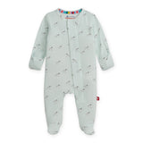 Magnetic Me Modal Footie ~ Teal Savannah Plains