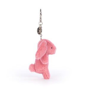 Jellycat Bashful Bunny Pink Bag Charm