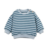 Play Up Baby Striped Sweatshirt & Sweatpants Set ~ Blue/Teal
