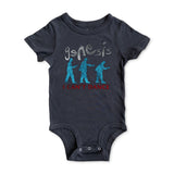 Rowdy Sprout Genesis Can't Dance s/s Onesie ~ Washed Black