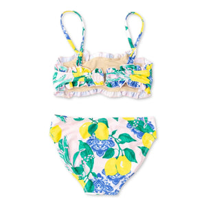 Shade Critters Santorini Citrus Smocked Two Piece Swimsuit ~ Multi