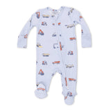 Angel Dear 2 Way Zipper Footie ~ Construction Vehicles