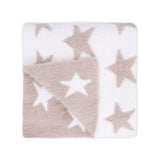 Angel Dear Chenille Blanket ~ Natural Stars
